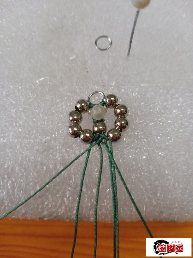 分享一款刚做的手工编织耳环