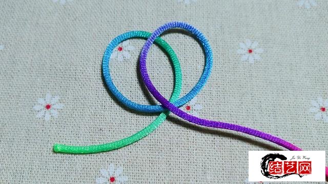 手工编绳，一串五彩色葡萄，编织方法简单