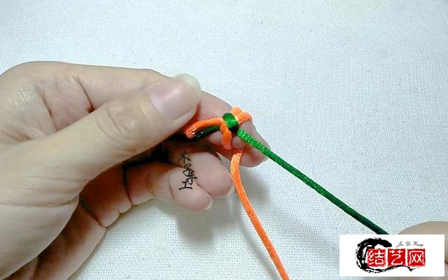 木子手工：手工红绳编织之金刚结的快速编法