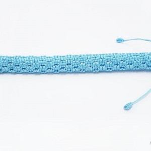 编绳笔袋的做法图解，平结小袋子编织教程