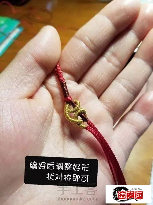 「图文教程」一款金典的爱心结八股辫项链绳送给你,请查收