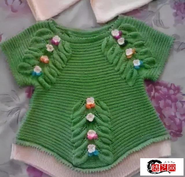 棒针编织一款秋冬宝宝套头毛衣，新手也能织，一学就会，附教程