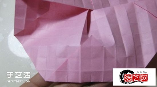 冰淇淋玫瑰的折法图解 手工折冰淇淋玫瑰步骤 -  www.shouyihuo.com