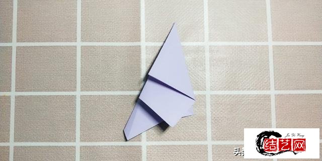 手工：超简单五瓣花折纸，一张纸就能完成，很漂亮哦