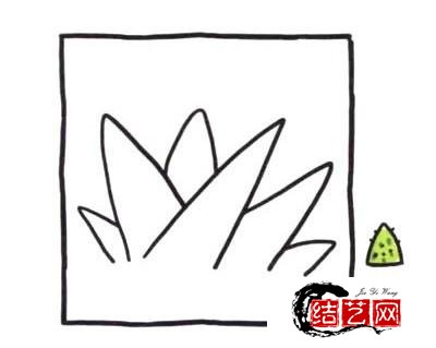 芦荟简笔图片