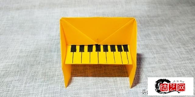 钢琴怎么折纸简单折法图片