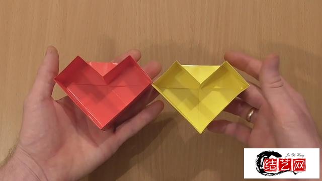 趣味折纸小妙招，带你学习如何折纸菱形盒子的方法，创意十足