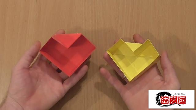 趣味折纸小妙招，带你学习如何折纸菱形盒子的方法，创意十足