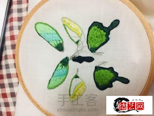 立体刺绣钉珠蝴蝶