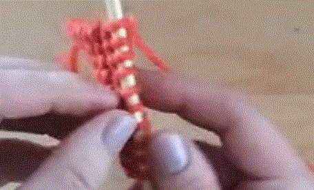 「针织教程」一些针法技巧动图，很适合新手学习哦