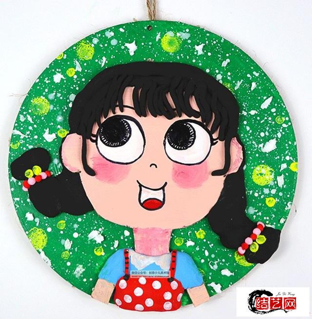 创意儿童画教程可爱的圣诞节挂饰