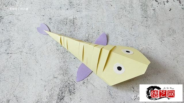 超好玩的大头鱼折纸教程，小朋友超爱