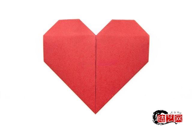 「折纸」一张纸折出一个爱心，简单易学
