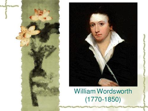 WilliamWordsworth,威廉华兹华斯的简介及其主要作品